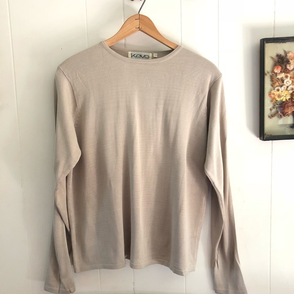 Vintage Tops - Vtg Silk Knit Top